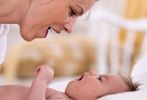 Say “Up, Please!” Encouraging Babies’ First Words Through Imitation