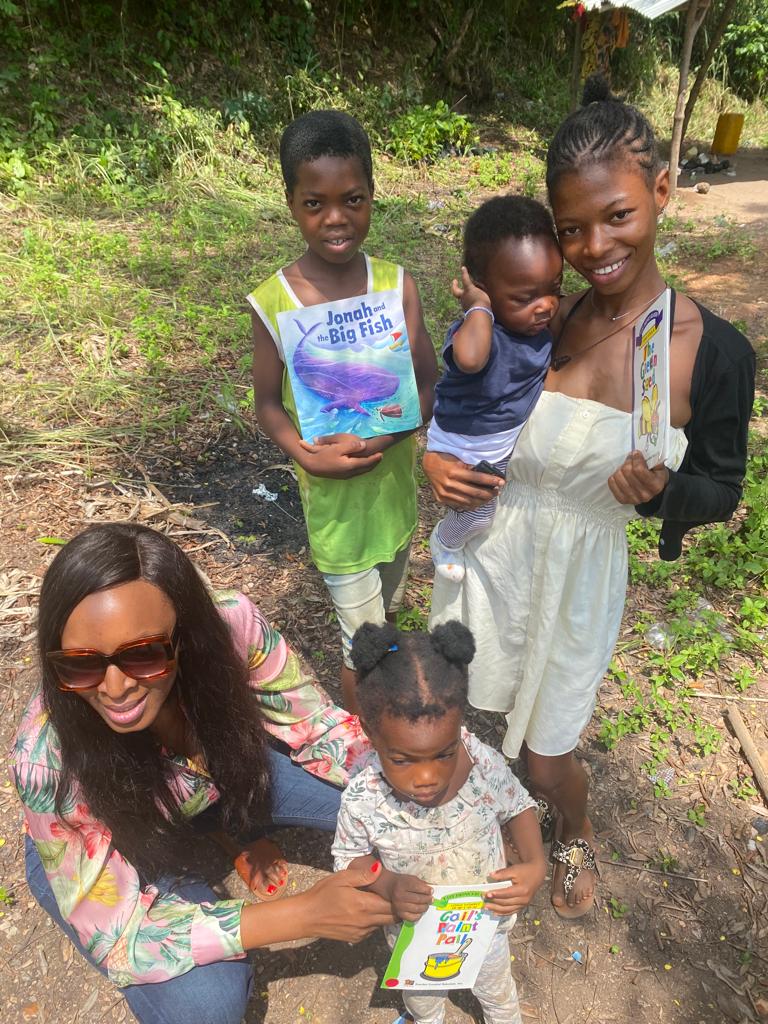 Children in Ghana received free books